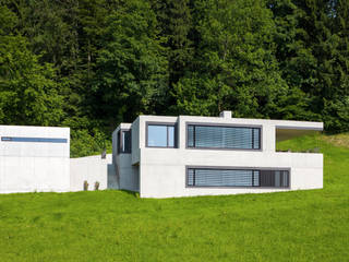 Haus Fluh, marte-huchler marte-huchler Casas modernas