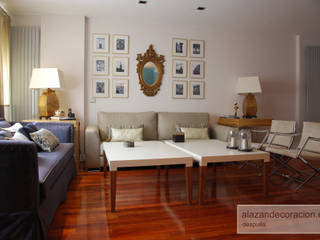 Vivienda en Madrid, ALAZÁN DECORACIÓN ALAZÁN DECORACIÓN Living room Wood Wood effect