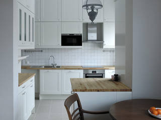 Apartament - Sopot, t t Classic style kitchen