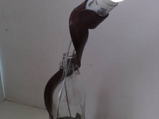 Настольная лампа "Папин набор" (бутылка, рюмка, ремень), tanya zaichenko tanya zaichenko Kunst Kunstobjekte