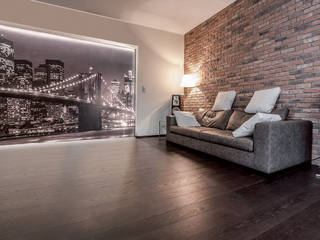 Abitazione privata Praga, Semplicemente Legno Semplicemente Legno Industrial style living room Wood Wood effect