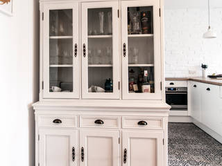 Jasno & eklektycznie, Zolnik Pracownia Zolnik Pracownia Eclectic style kitchen Wood Wood effect