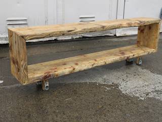 The mini leg sideboard, Kentholz Kentholz Soggiorno in stile industriale