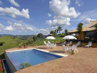 Casa de campo - Cunha - São Paulo - Brasil, Carmen Saraiva Arquitetura Carmen Saraiva Arquitetura Rustic style pool