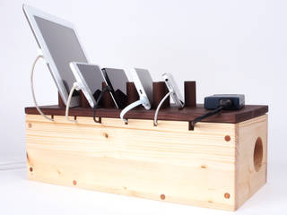 멀티탭 정리함 (Charging Station), Orange Wood Orange Wood