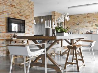 Una casa con stile e funzionalità: Design Rustico, Opera s.r.l. Opera s.r.l. Country style dining room