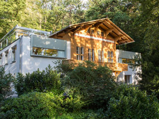 Schweizerhaus , Architektin DI Ulrike Wallnöfer Architektin DI Ulrike Wallnöfer Casas modernas