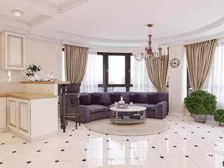 1-к квартира в ЖК "Park Avenue", BRO Design Studio BRO Design Studio Salas / recibidores