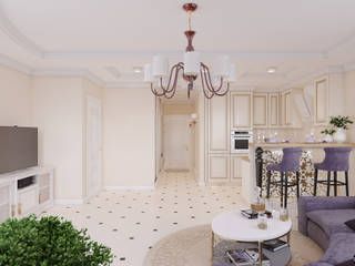 1-к квартира в ЖК "Park Avenue", BRO Design Studio BRO Design Studio Living room