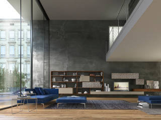 CrossART, Presotto Industrie Mobili spa Presotto Industrie Mobili spa Modern living room