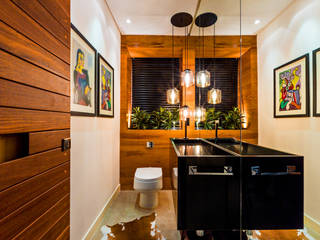 Casa Bali, IE Arquitetura + Interiores IE Arquitetura + Interiores Modern style bathrooms