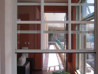 Ventana Guillotina homify Oficinas Aluminio/Cinc