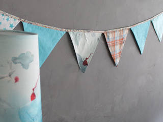 Guirlande "Pensée" couleur Turquoise, JEYM JEYM Nursery/kid’s room Textile Amber/Gold