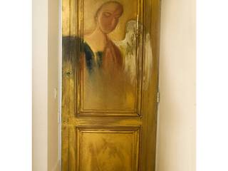 Fresques et Peintures , Mme Christine Henri Mme Christine Henri ประตู ไม้ Wood effect ประตู