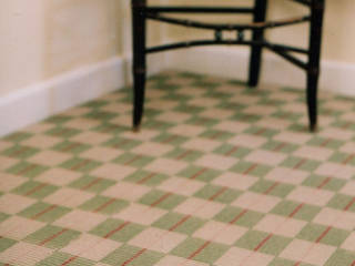 Greenwich 1 Landing Carpet Fleetwood Fox Ltd Klassischer Flur, Diele & Treppenhaus Grün