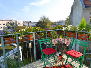 Einrichten mit Vintage - Mein eigenes Zuhause, Mighty Vintage Mighty Vintage Ausgefallener Balkon, Veranda & Terrasse