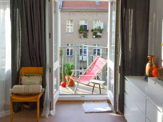 Einrichten mit Vintage - Mein eigenes Zuhause, Mighty Vintage Mighty Vintage Eklektyczny balkon, taras i weranda