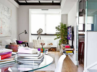 LOFT IN MADRID 2013, BELEN FERRANDIZ INTERIOR DESIGN BELEN FERRANDIZ INTERIOR DESIGN Modern living room