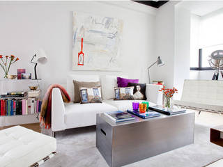 LOFT IN MADRID 2013, BELEN FERRANDIZ INTERIOR DESIGN BELEN FERRANDIZ INTERIOR DESIGN Livings de estilo moderno