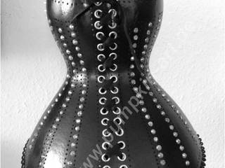 Exklusiv Kürbislampe Desingerlampe Korsett II mit Swarovski , Atelier Pumpkin-Art Atelier Pumpkin-Art 에클레틱 거실