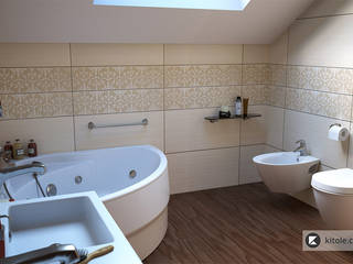 Ванная комната, Kitole Kitole Modern bathroom Ceramic