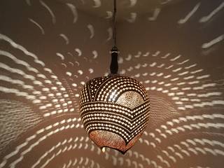 Lampe Kürbislampe "Harmony", Atelier Pumpkin-Art Atelier Pumpkin-Art Rustikale Wohnzimmer