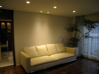 R project, G＊FRAME design co.,ltd. G＊FRAME design co.,ltd. Living room