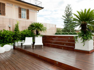 Casa Alassio, Francesca Cirilli Francesca Cirilli Modern balcony, veranda & terrace