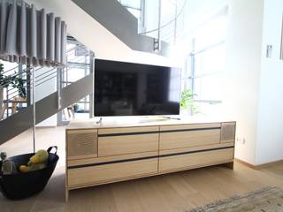 TV - Wohnmöbel, Lenz Komponiert Möbel Lenz Komponiert Möbel Modern Living Room Solid Wood Multicolored