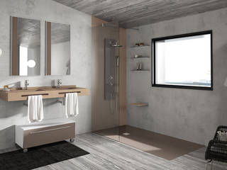 BAÑERAS Y DUCHAS, MUEBLES OYAGA MUEBLES OYAGA Modern bathroom Bathtubs & showers