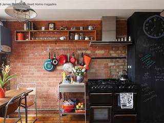 A Converted Warehouse in East London , Heart Home magazine Heart Home magazine Industrial style kitchen