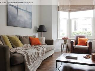 A Victorian Terraced House, Heart Home magazine Heart Home magazine Living room