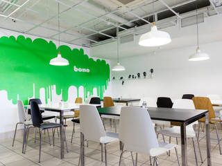 Cafe Bono (EPAM Systems), Алена Булатая Алена Булатая Oficinas de estilo moderno