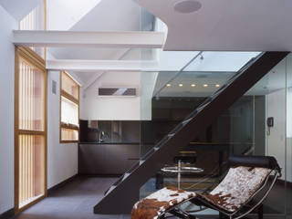 Park Square Mews, Belsize Architects Belsize Architects モダンデザインの リビング