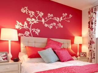 Vinilo decorativo Árbol con pájaros Goodvinilos Paredes y pisos de estilo moderno Decoración de paredes