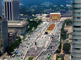 Gwanghwamun Plaza, Seoul, South Korea; 광화문광장,서울, 대한민국, Seo Ahn R&D Design Group Seo Ahn R&D Design Group