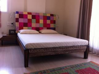 interior project : residential apartment, uttara and adwait furniture uttara and adwait furniture Asian style bedroom