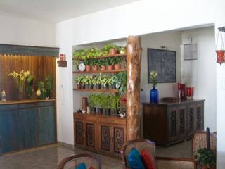 interior project : residential apartment, uttara and adwait furniture uttara and adwait furniture Asian style wine cellar