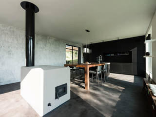 Wohnbereich PLANET architects Moderne Esszimmer