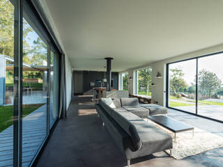 OFFENES HAUS, PLANET architects PLANET architects Modern Living Room