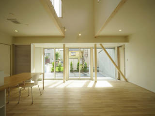 新田の家, フクシアンドフクシ建築事務所 フクシアンドフクシ建築事務所 Eclectic style living room