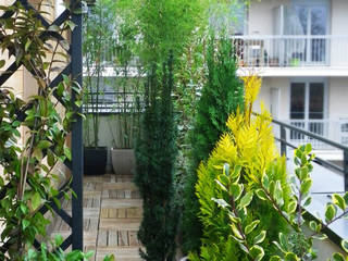 VERT PRINTEMPS | Une terrasse à l’abris des regards, Skéa Designer Skéa Designer حديقة خيزران Green