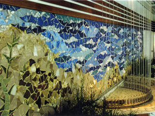 Realisations mozaique, Décoration mosaique Mozaiktoone Décoration mosaique Mozaiktoone モダンデザインの 書斎 アクセサリー＆デコレーション