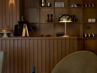 Barunzit Restó · Ramos Mejía · Prov. de Buenos Aires · Paula Herrero | Arquitectura, Paula Herrero | Arquitectura Paula Herrero | Arquitectura Moderne Esszimmer Holz