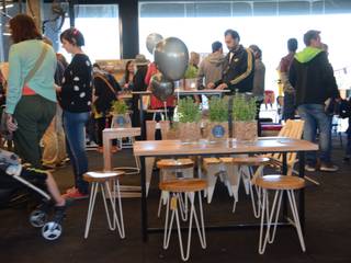 Feria Good en Nordelta, Tabureto Tabureto Industriale Wohnzimmer