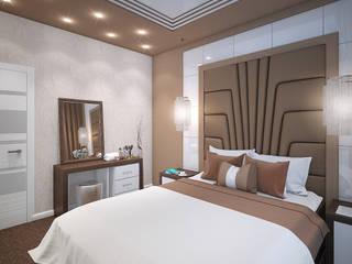 Дизайн спальни в Туле, Алина Насонова Алина Насонова Modern style bedroom