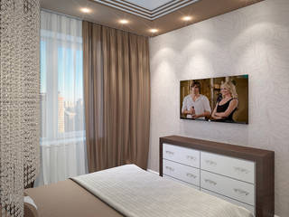 Дизайн спальни в Туле, Алина Насонова Алина Насонова Modern style bedroom