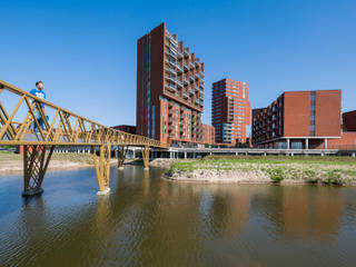 Meerhoven, living and shopping., Foto Buro Brabant Foto Buro Brabant مساحات تجارية