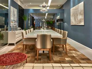 Decora Lider Campinas - Lounge e jantar, Lider Interiores Lider Interiores Modern Dining Room