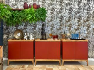 Decora Lider Campinas - Lounge e jantar, Lider Interiores Lider Interiores Modern Dining Room